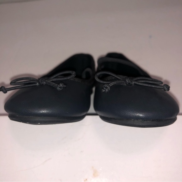 H&M Ballet Flat Shoes with Bow, Little Girl elastic foot strap Size 8.5 NWT - Picture 4 of 7